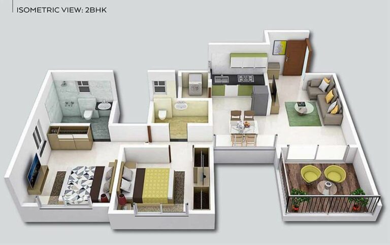 2 BHK Kolte Patil Life Republic 1st Avenue