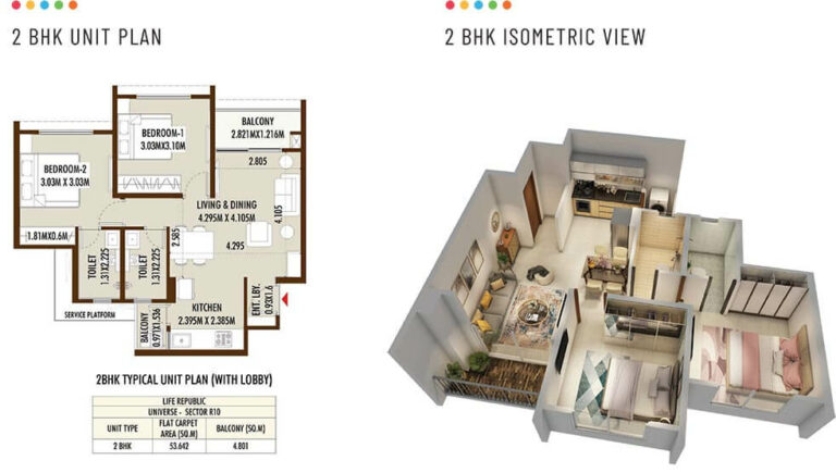 2 BHK Kolte Patil Life Republic Universe