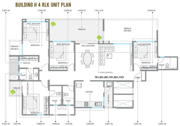 4 BHK H - Kolte Patil 24K Stargaze