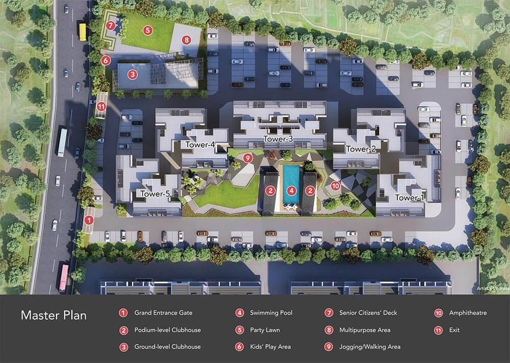 Master Plan - Kohinoor Coral Pune