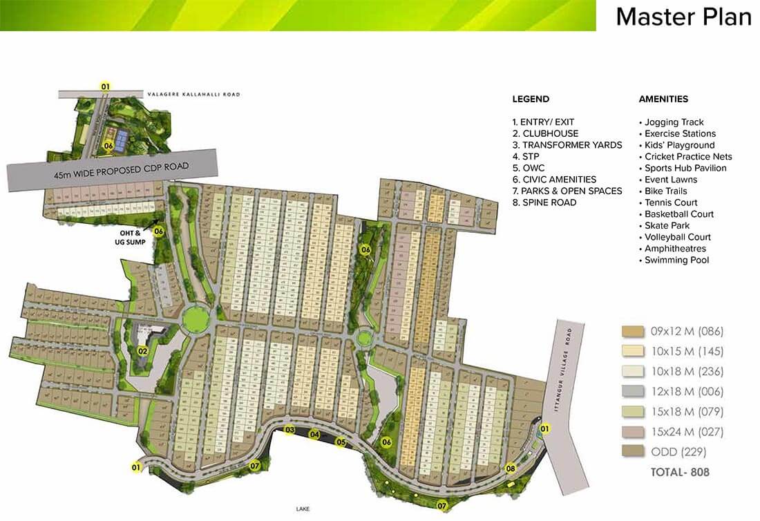 Master Plan - Prestige Great Acres Prestige Smart City