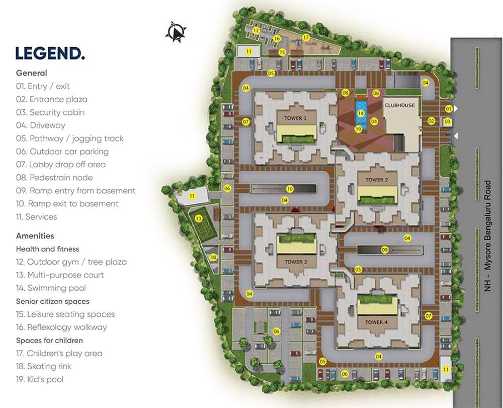 Master Plan - Salarpuria Sattva Ashraya