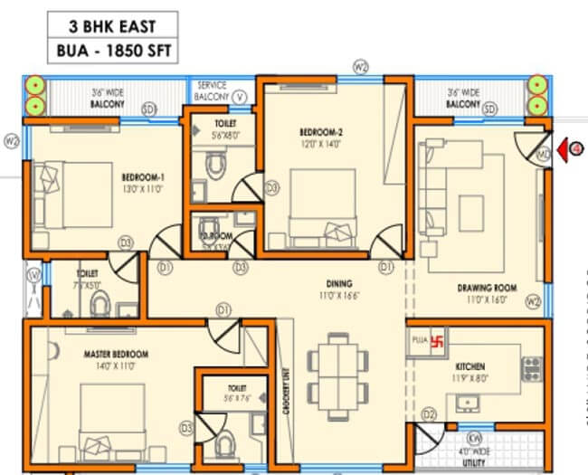 Vasavi Atlantis in Narsingi, Gachibowli, Hyderabad Details