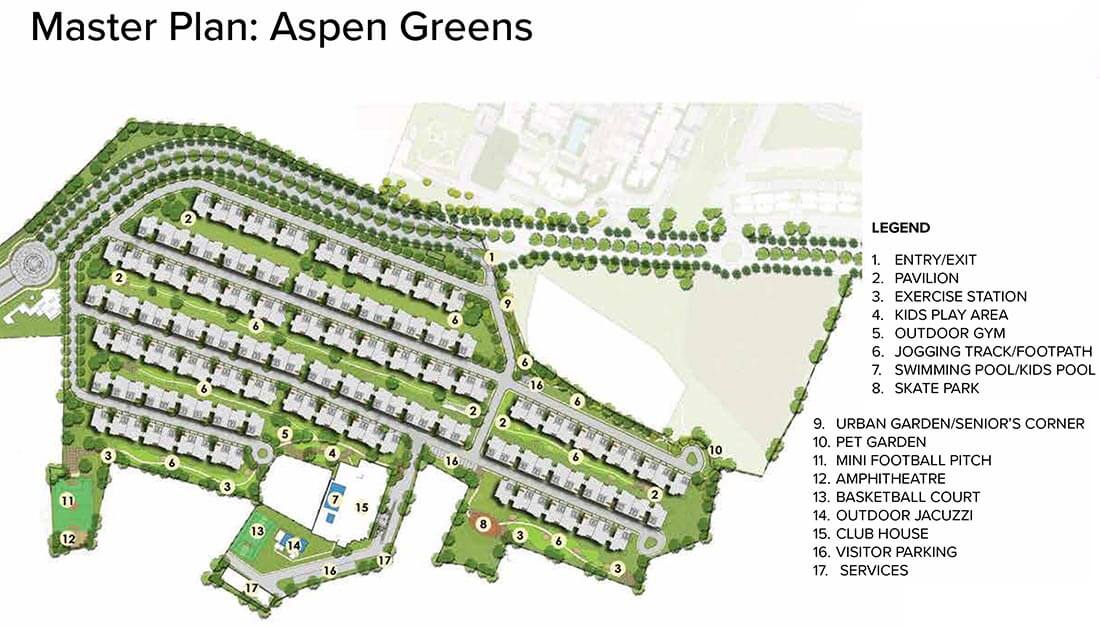 Master Plan - Prestige City Aspen Greens Villas