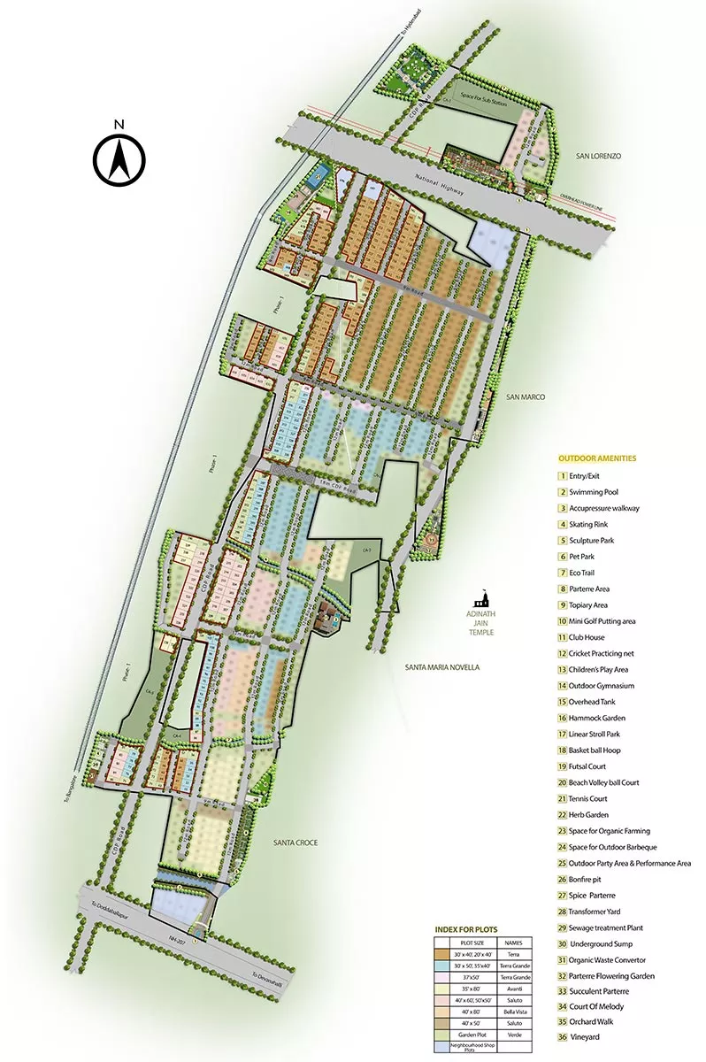 Master Plan - Purva Tivoli Hills Master Plan - Purva Tivoli Hills