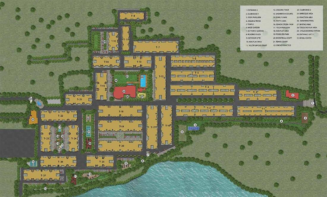 Master Plan - Shriram Joy At Temple Bells