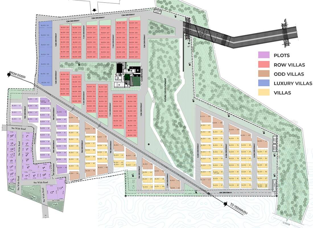 Master Plan - Svamitva Terravana Villas
