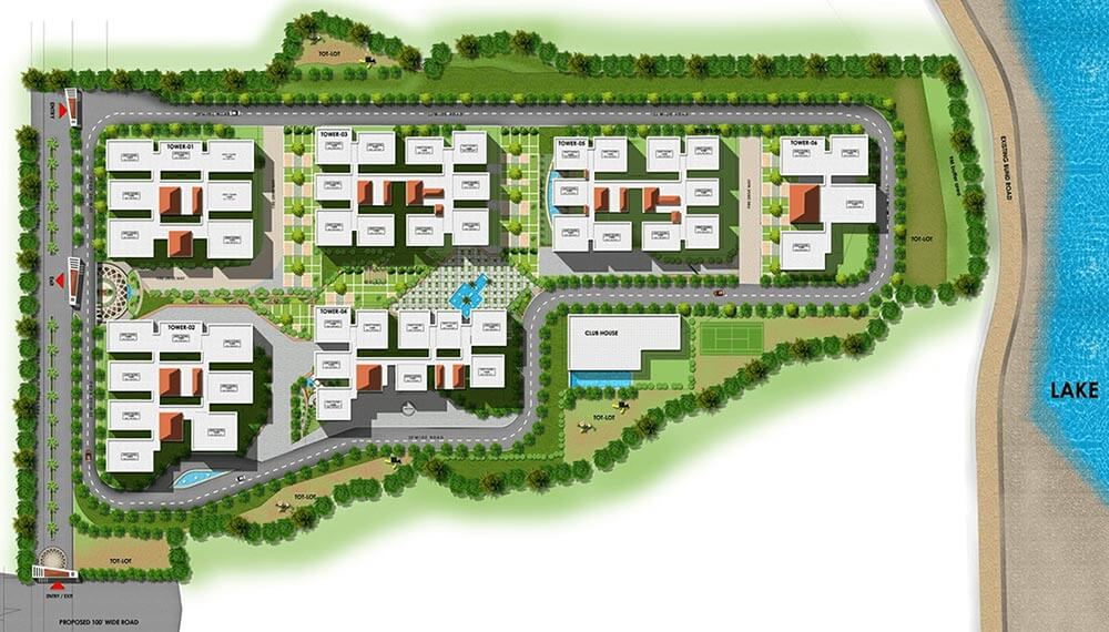 Master Plan - Vasavi Atlantis Hyderabad