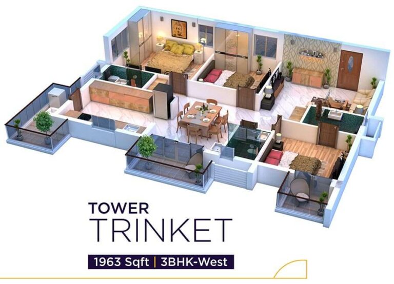 1963 3BHK - Vaishnavi Houdini Hyderabad