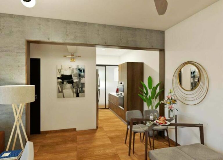 Dining 1.5BHK - Goldspire At Brigade Orchards