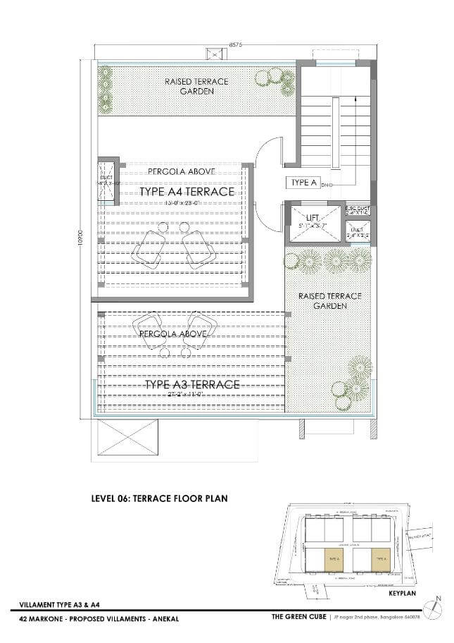A3 A4 Terrace - 42 Mark One Villaments