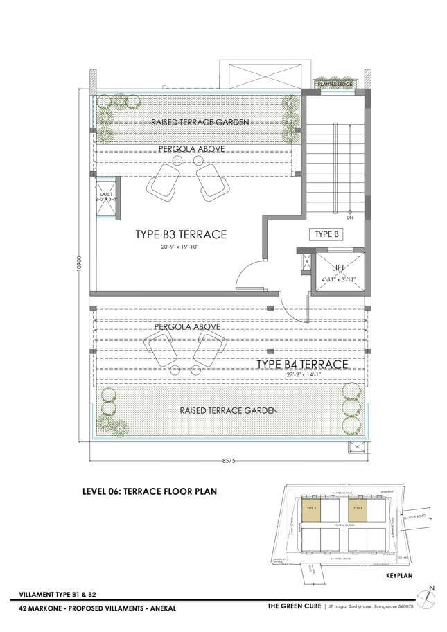 B1 B2 Terrace - 42 Mark One Villaments