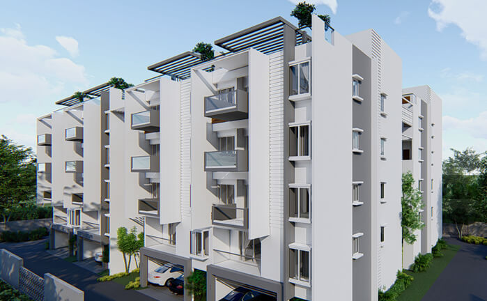 Elevation A - 42 Mark Three Villaments