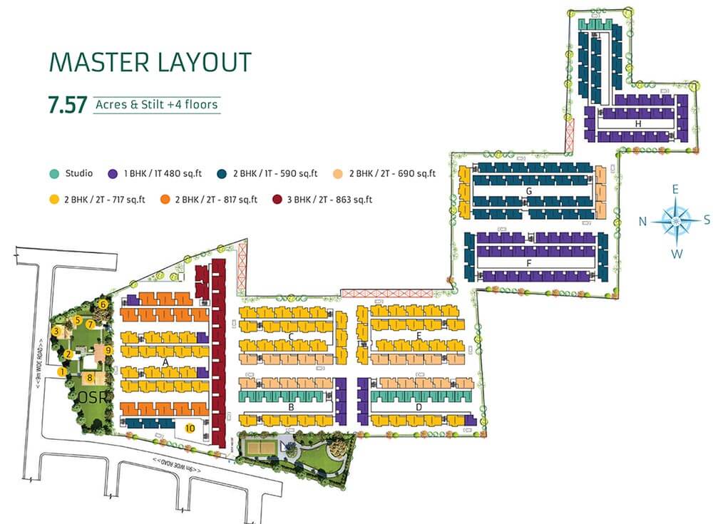 Master Plan - Urbanrise Jubilee Residences