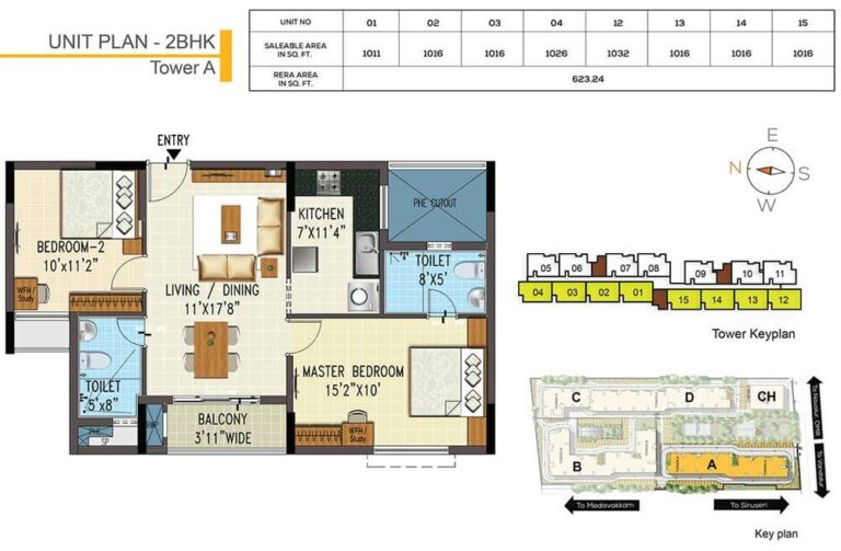 2 BHK A - Adroit Prosper Thalambur