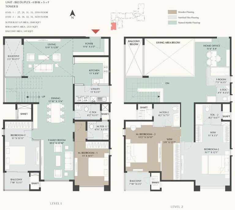 3848 4BHK+S+F Duplex - DNR Highline