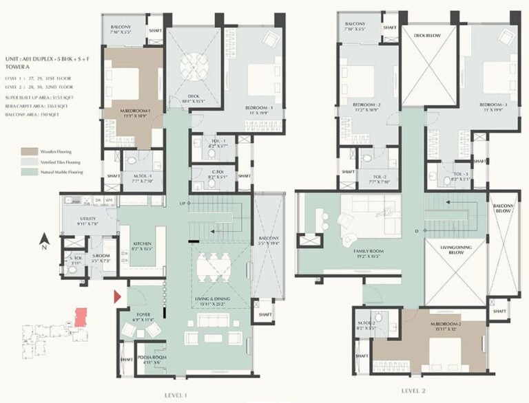 5153 5BHK+S+F Duplex - DNR Highline