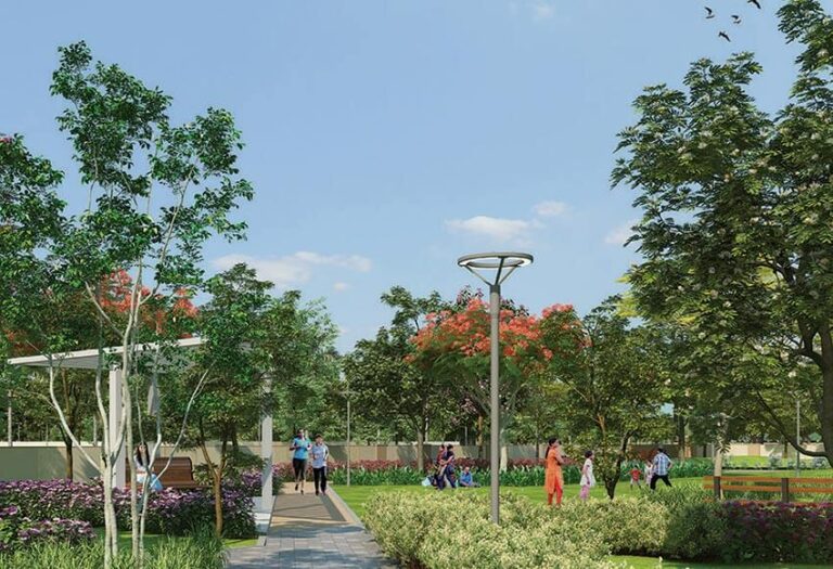 Elevation B - DLF Parc Estate Plots Siruseri