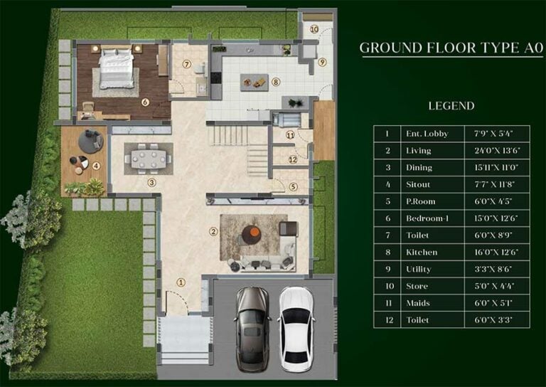 Villa A0 Ground - Purva Sparkling Springs