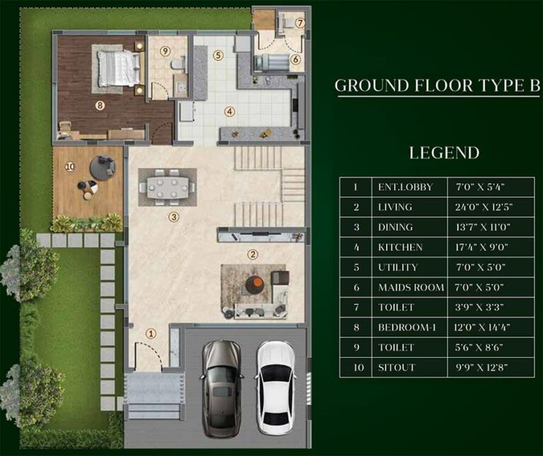 Villa B Ground - Purva Sparkling Springs