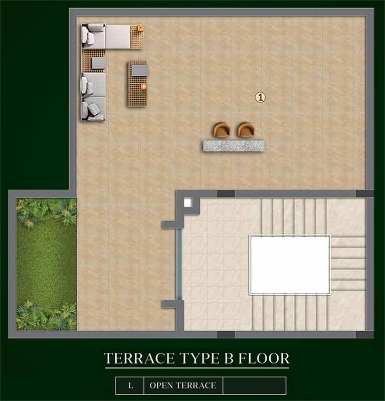 Villa B Terrace - Purva Sparkling Springs