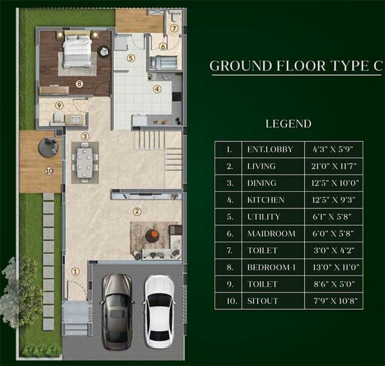 Villa C Ground - Purva Sparkling Springs