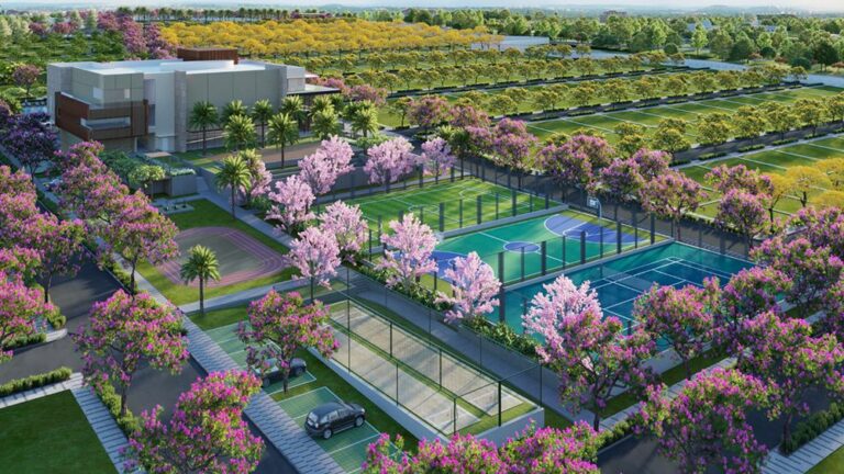 Aerial View - Vaishnavi At One Life PLots
