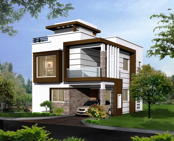 Elevation 30x40 East - Peninsula Park Elite Villas