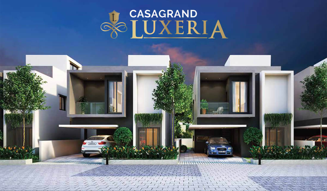 Main Elevation - CasaGrand Luxeria Villas