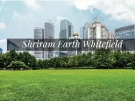 Main ElevationA - Shriram Earth Whitefield Plots