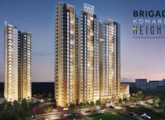 Main ElevationB - Brigade Komarla Heights