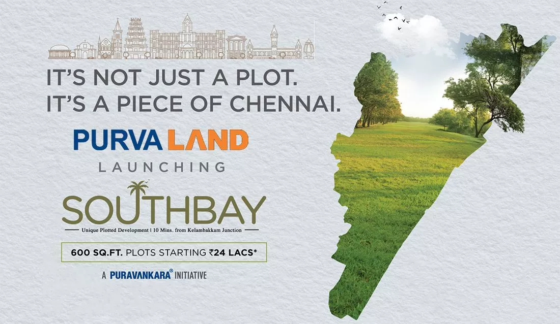 Main ElevationB - Purva South Bay Plots Kelambakkam