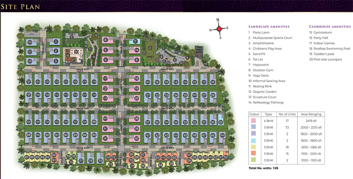 Master Plan - CasaGrand Luxeria Villas