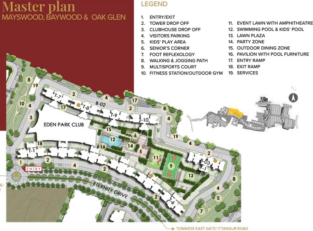 Master Plan - Eden Park At Prestige City