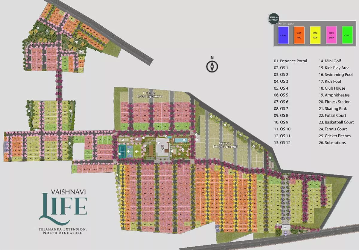 Master Plan - Vaishnavi Life PLots Master Plan - Vaishnavi Life PLots