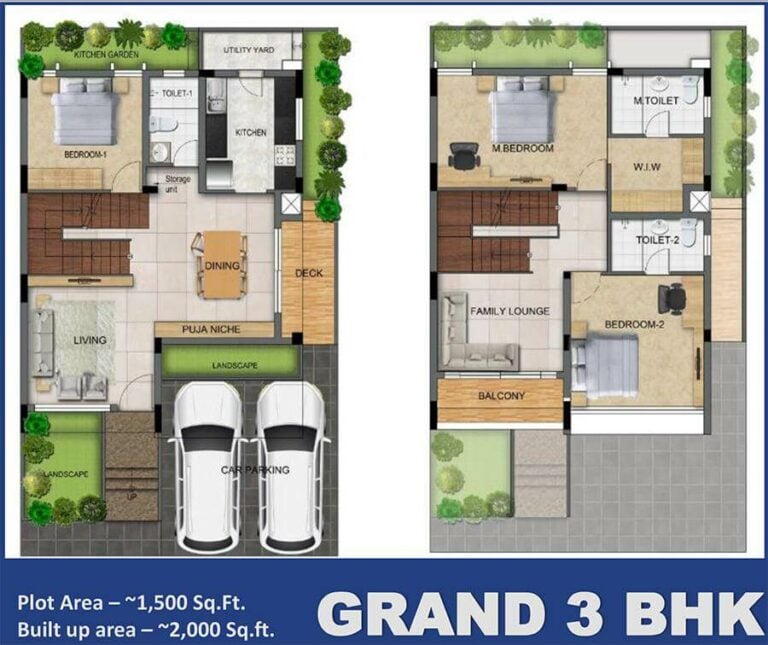 2000 3BHK Grand - TVS Emerald Aaranya Vengaivasal Villas