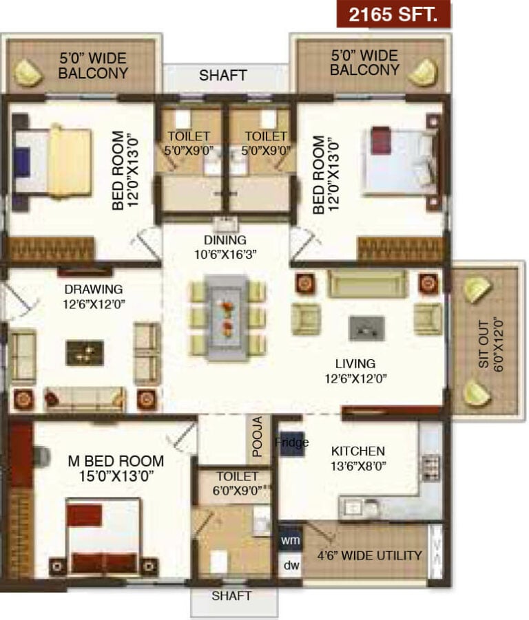 2165 3BHK - Raghuram The Vue Residences