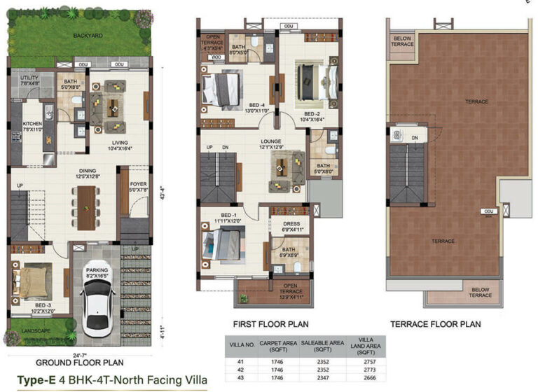 4BHK+4T TypeE - CasaGrand Amberly