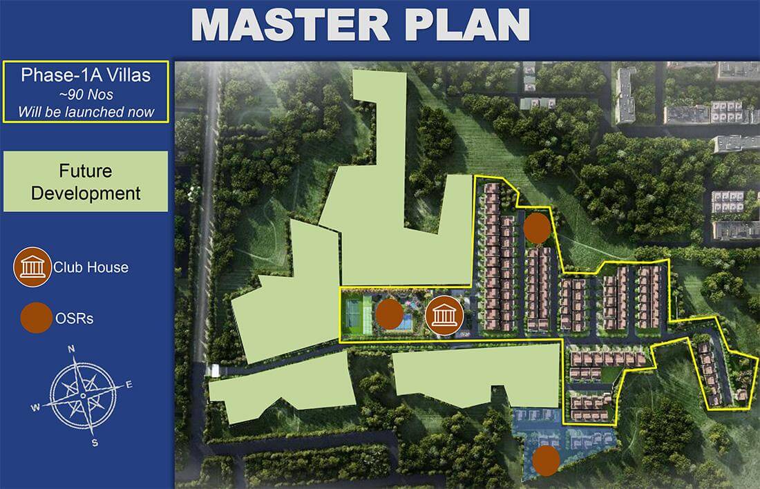 Master Plan - TVS Emerald Aaranya Vengaivasal Villas