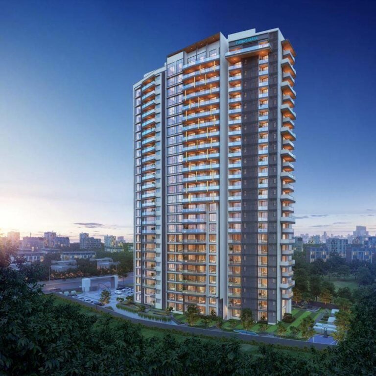 Building Right Side View - Purva Orient Grand