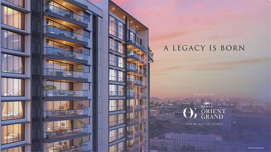 Main Elevation - Purva Orient Grand