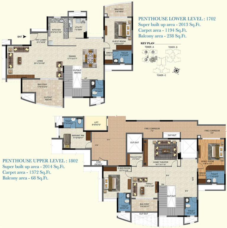 Penthouse 2013-2014 - Salarpuria Sattva Aqua Vista