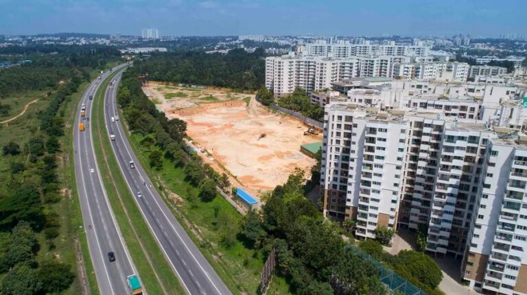 Aerial 1 - SNN Raj Serenity Gardens Phase 2
