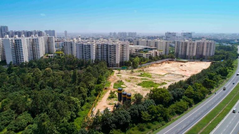 Aerial 3 - SNN Raj Serenity Gardens Phase 2