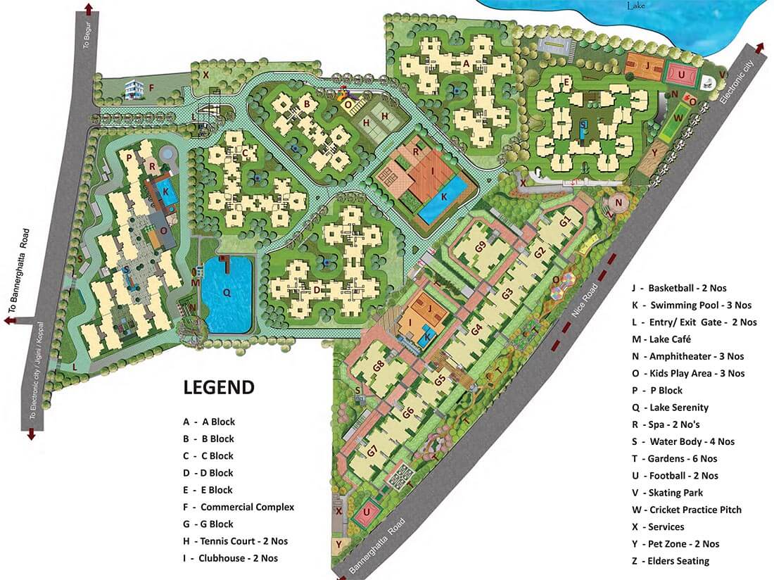 Master Plan - SNN Raj Serenity Gardens Phase 2