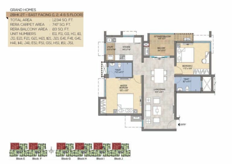 1234 2BHK2T East - Magnific At TVS Emerald Peninsula