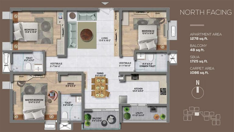 1725 North - Ambience Park View
