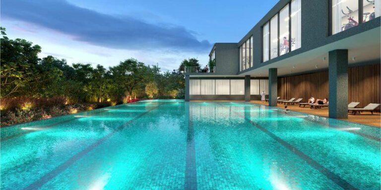 Elevate Pool Deck - Godrej Splendour