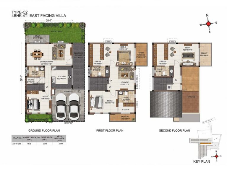 TypeC2 4BHK4T - CasaGrand Platinum