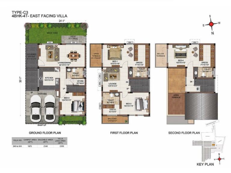 TypeC3 4BHK4T - CasaGrand Platinum